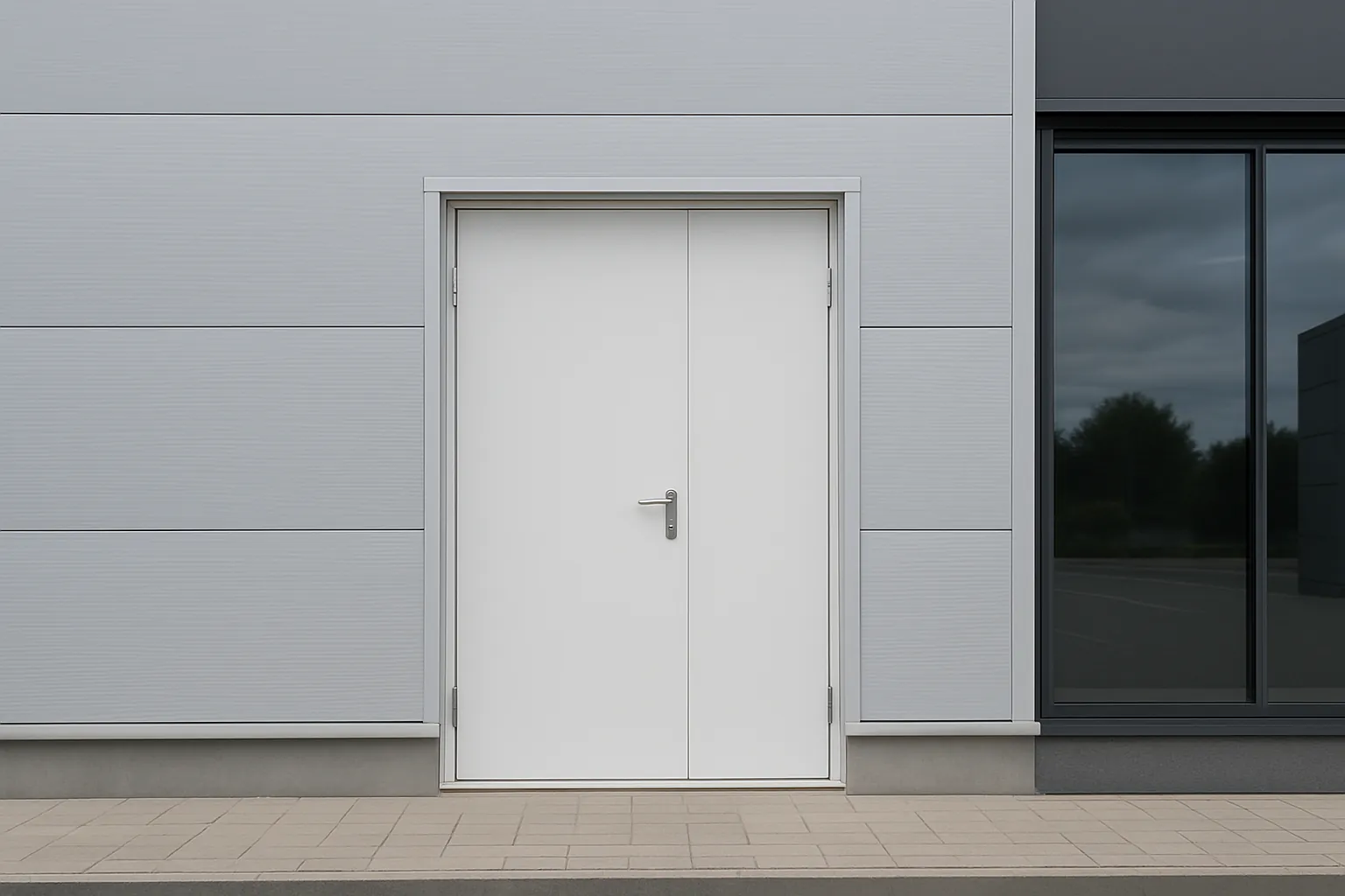 leaf and  half  steel  door - professional steel doors available in Enniskillen from UK manufacturers